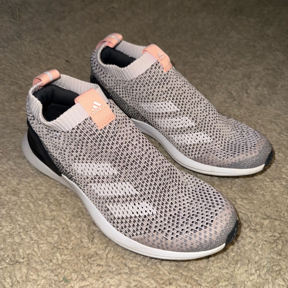 Adidas Women's Pink Slip-On Sneakers